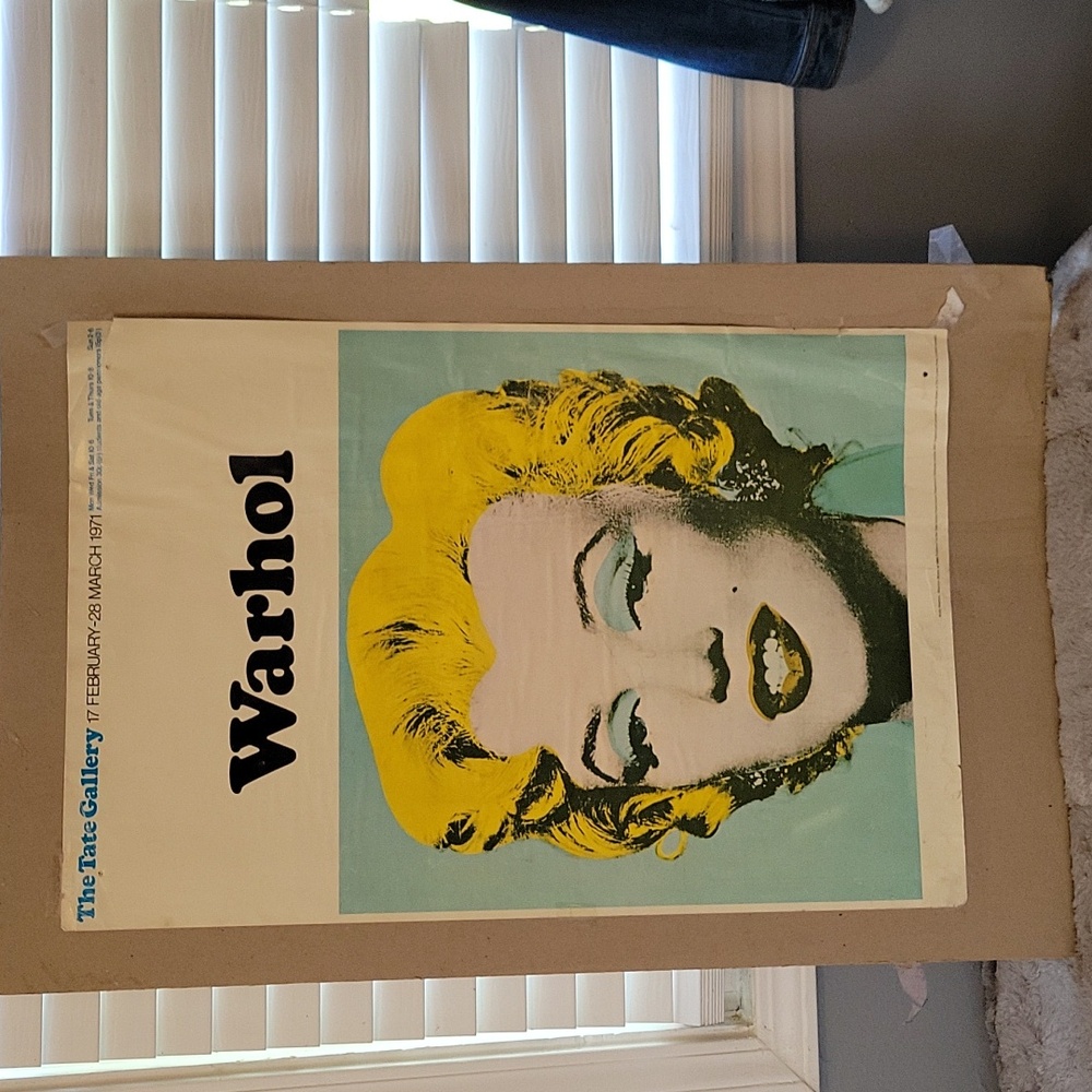 Original Andy Warhol Marilyn Monroe poster